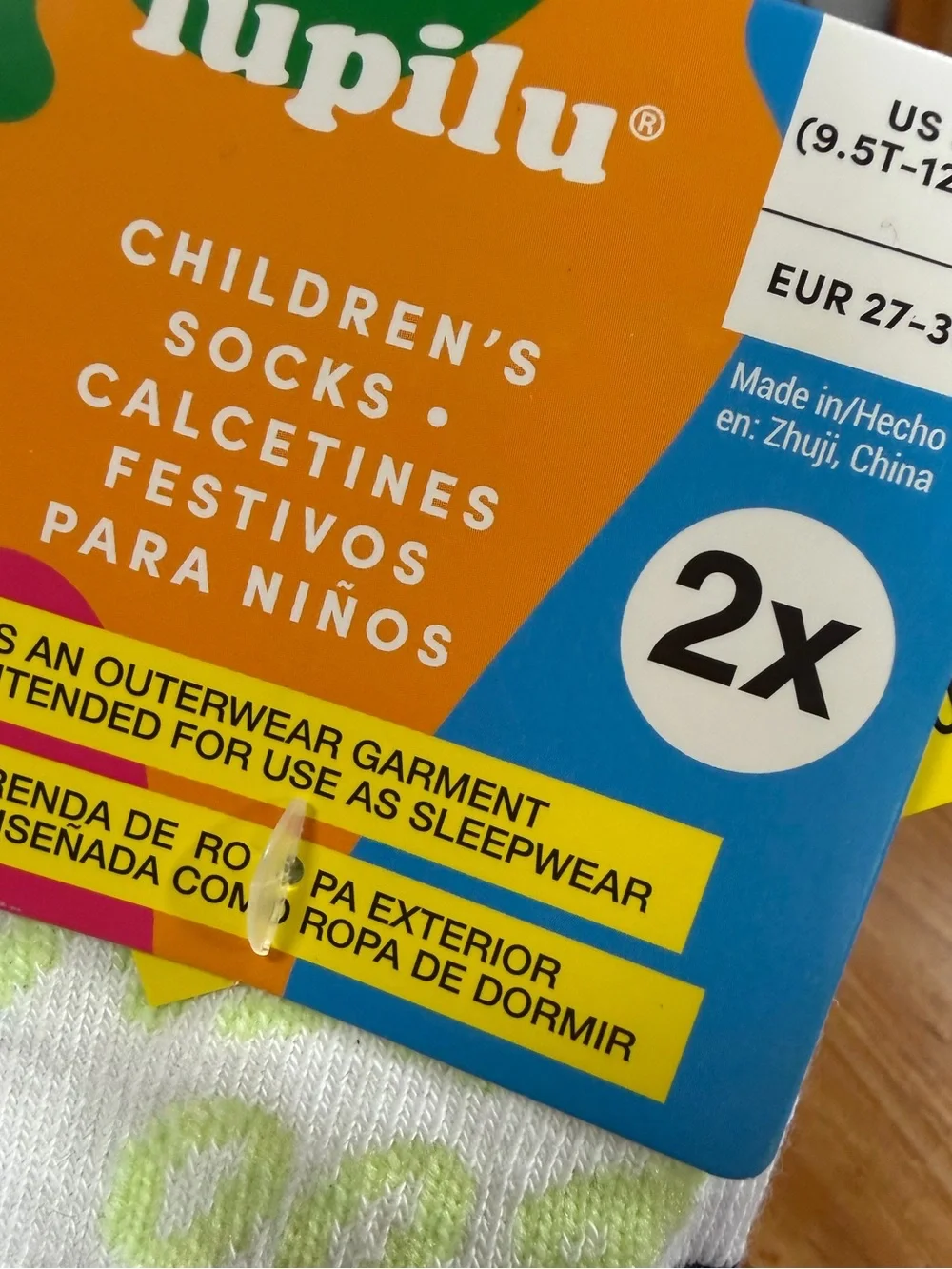4 Pair Of Halloween Socks By Lupilu Shoe Size 9.5T - 12.5T